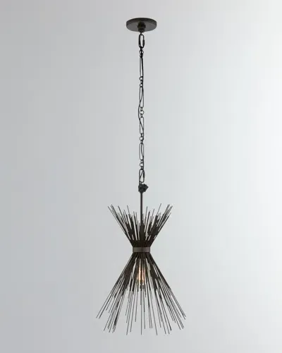 Visual Comfort Signature Strada Small Chandelier By Kelly Wearstler In Aged Iron