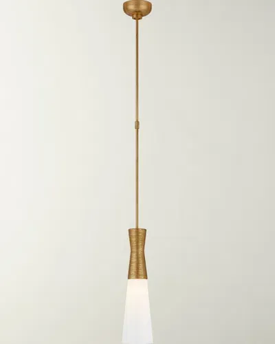 Visual Comfort Signature Utopia Medium Pendant By Kelly Wearstler In Gild