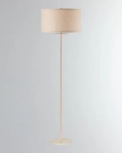 Visual Comfort Signature Walker Medium Floor Lamp In Light Cream