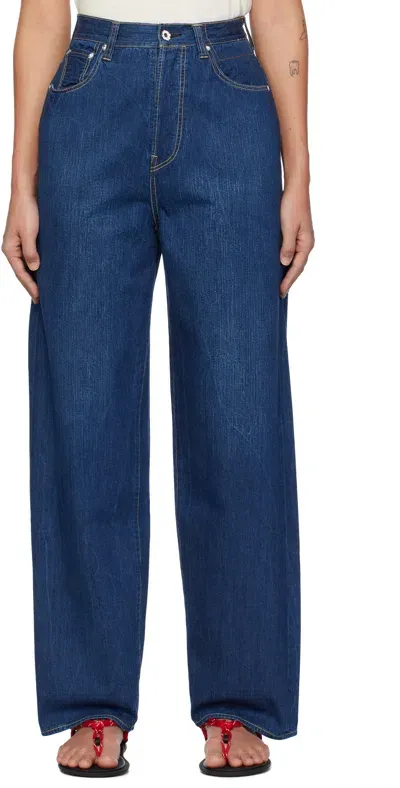 Visvim Blue Social Sculpture W17 Dry-25 Jeans