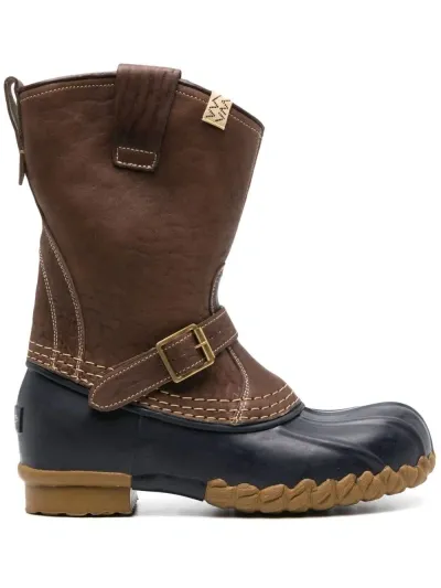 Visvim Decoy D Nubuck Boots In Brown