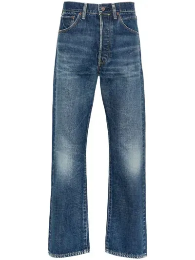 Visvim Social Sculpture Jeans In Blue