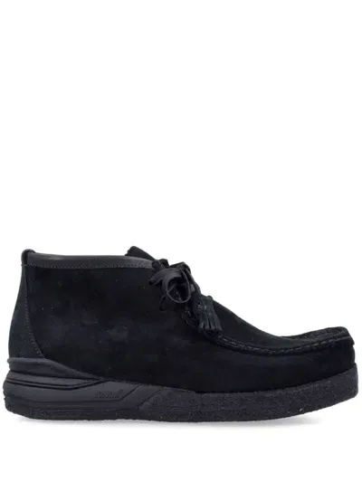 Visvim Trekker-folk Boots In Black