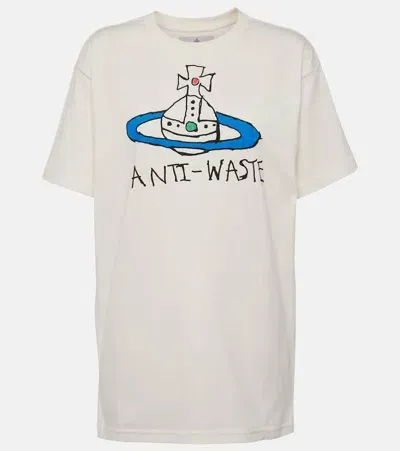 Vivienne Westwood Bedrucktes T-shirt Antiwaste Aus Baumwolle In White