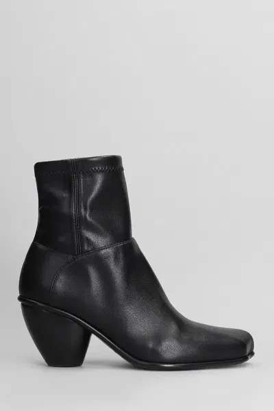 Vivienne Westwood Atom High Heels Ankle Boots In Black Polyester