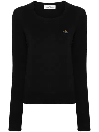 Vivienne Westwood Bea Orb-motif Jumper In Black