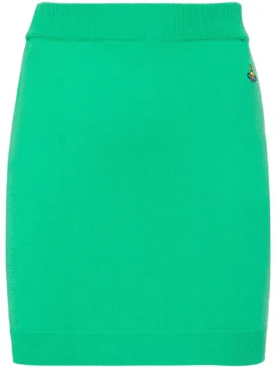 Vivienne Westwood Bea Mini Skirt In Verde