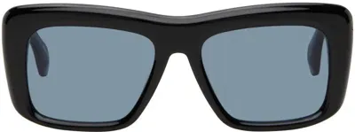 Vivienne Westwood Black Laurent Sunglasses In 001