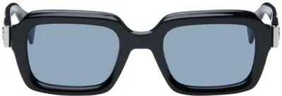 Vivienne Westwood Black Small Square Sunglasses In 001