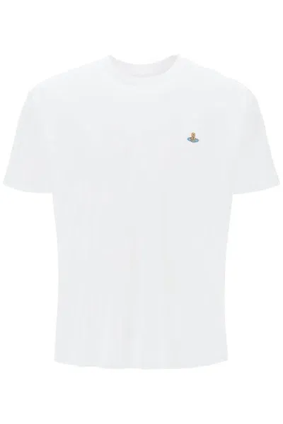 Vivienne Westwood Classic T-shirt With Orb Logo In White