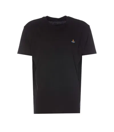 Vivienne Westwood Cotton Crew-neck T-shirt In Black