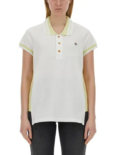 Vivienne Westwood Cotton Polo In White