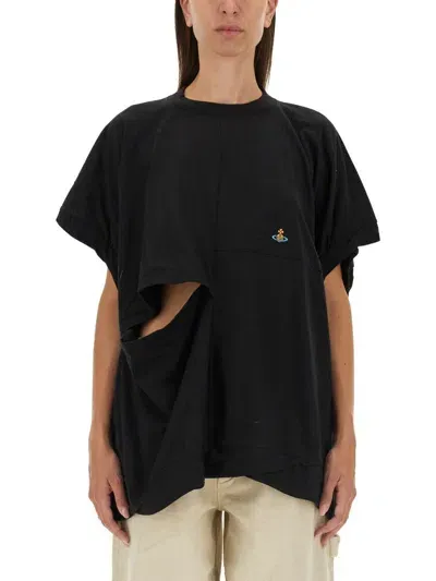 Vivienne Westwood Cotton T-shirt In Black