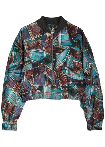 Vivienne Westwood Cynthia Printed Shell Bomber Jacket In Multicoloured