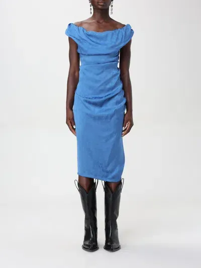 Vivienne Westwood Dress  Woman Color Blue In 蓝色