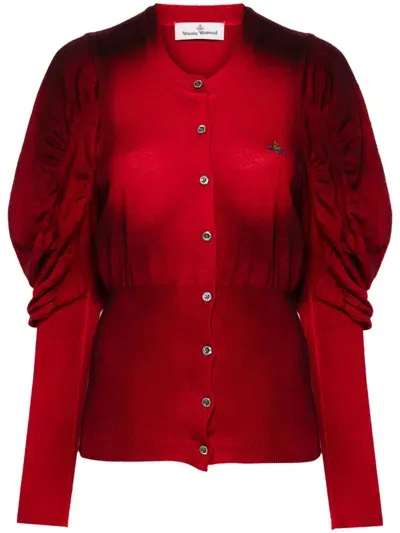 Vivienne Westwood Eli Cardigan In Red