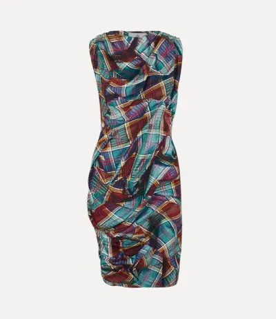 Vivienne Westwood Fond Dress In Multi-tartan