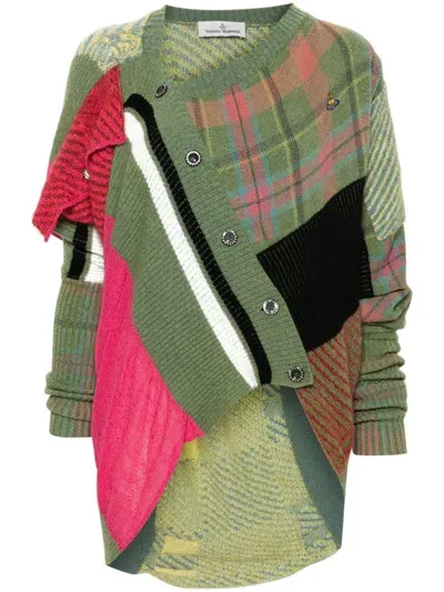 Vivienne Westwood Highlander Cardigan In Multicolour