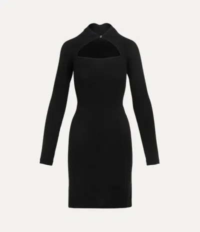 Vivienne Westwood Pamela Dress Wool Black L Women