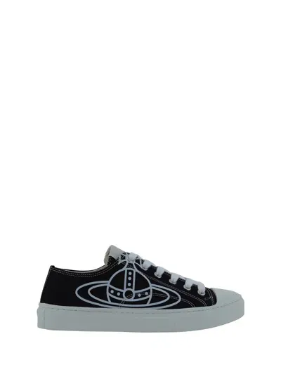 Vivienne Westwood Plimsoll Low Top 2.0 Sneakers In Black