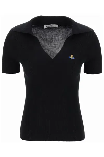 Vivienne Westwood Black Marina Polo