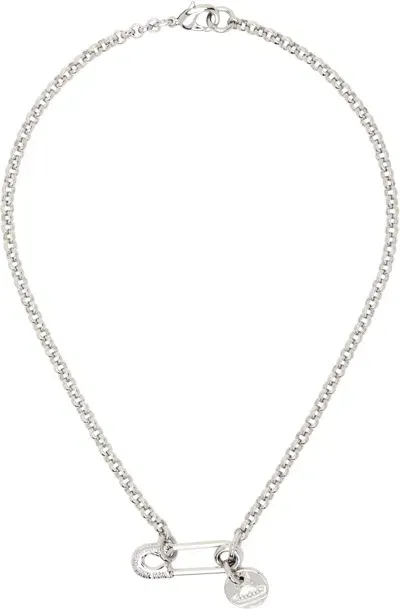 Vivienne Westwood Silver Imogene Necklace In Gray