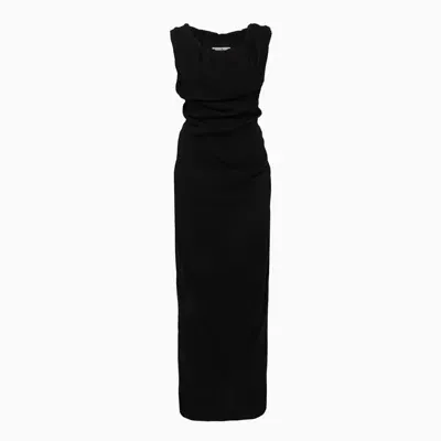 Vivienne Westwood Long Ginnie Pencil Dress In Black