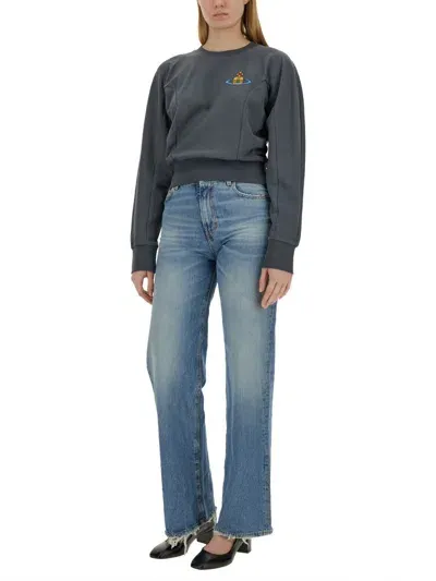 Vivienne Westwood Sweatshirt Cynthia In Grey