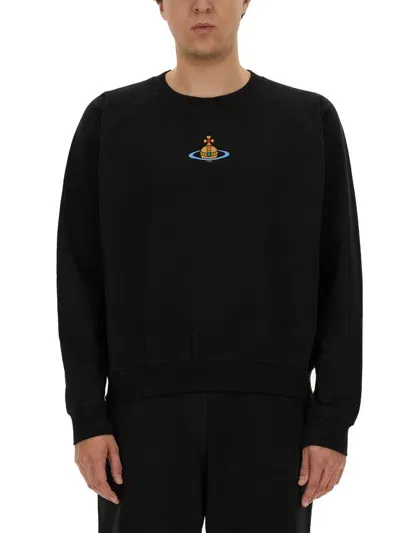 Vivienne Westwood Sweatshirt With Logo In Black