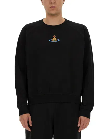 Vivienne Westwood Sweatshirt With Logo In Black