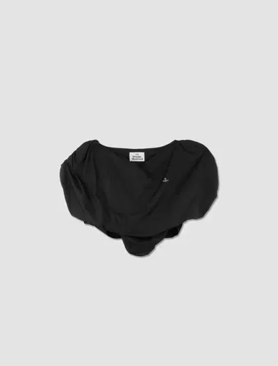 Vivienne Westwood Top Heart In Black