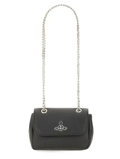 Vivienne Westwood Vivienne Westwoo Purse Chain Mini Shoulder Bag In Gray