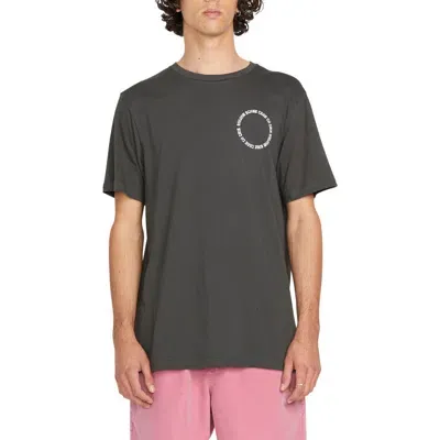 Volcom Cylinderz Graphic T-shirt In Stealth