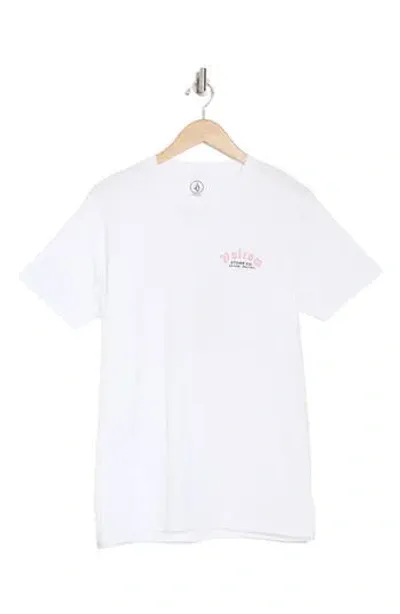 Volcom Winsome Graphic T-shirt In White