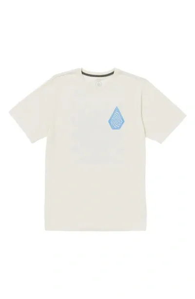 Volcom Hypnotix Graphic T-shirt In Off White Heather