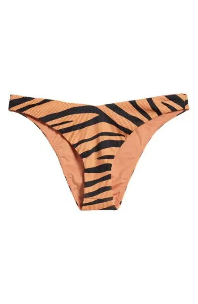 Volcom Keep Up Bikini Bottoms In Wild Ginger