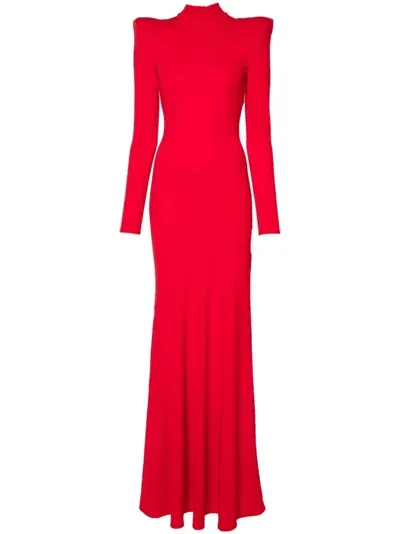 V:pm Atelier Irma Maxi Dress In Red