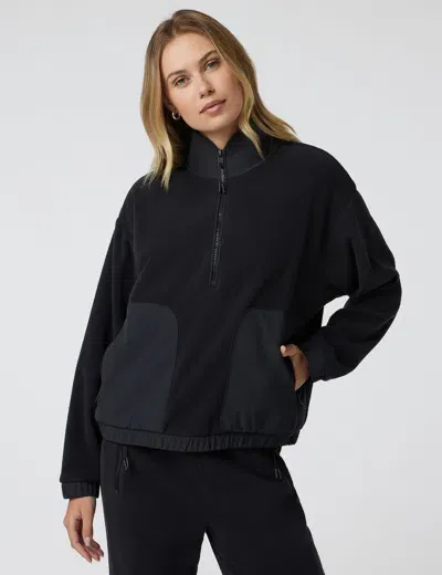 Vuori Aspen Half Zip In Black