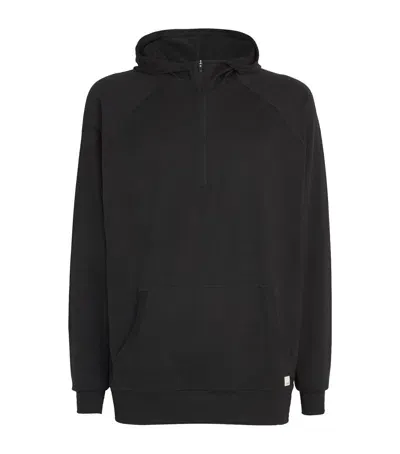 Vuori Ponto Performance Half-zip Hoodie In Black