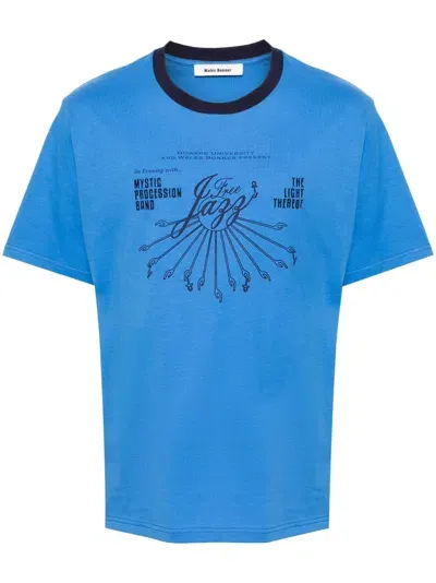 Wales Bonner Blue Jazz T-shirt