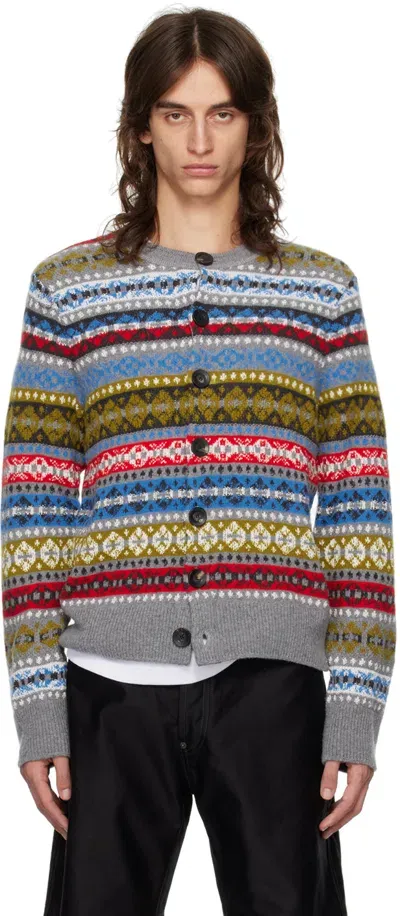 Wales Bonner Astral Cardigan In Multicolor