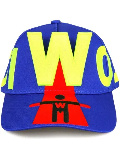 Walter Van Beirendonck Atomic Cap In Blue