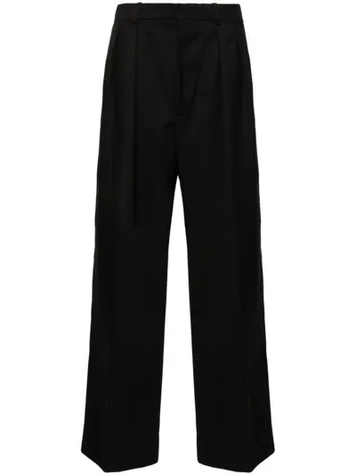 Wardrobe.nyc Black Wool Wide-leg Trousers