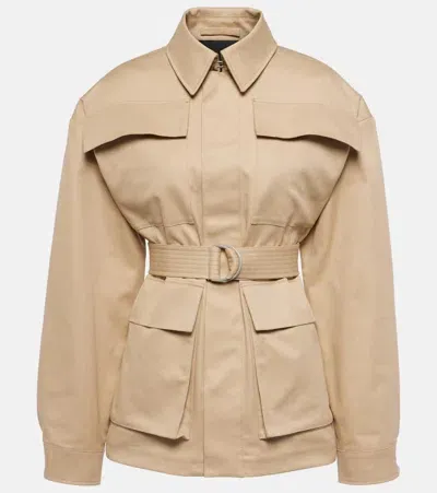 Wardrobe.nyc Cotton Drill Jacket In Beige