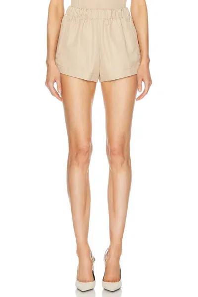 Wardrobe.nyc Drill Short In Khaki