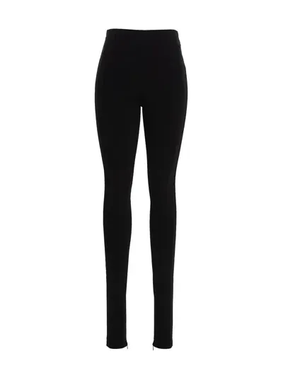 Wardrobe.nyc Leggings Side Zip In Black