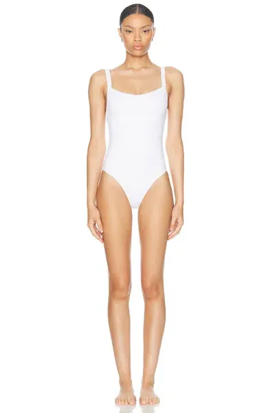 Wardrobe.nyc One Piece Swimsuit In White