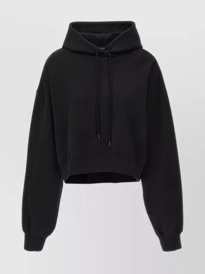 Wardrobe.nyc Oversize Hooded Top In Black