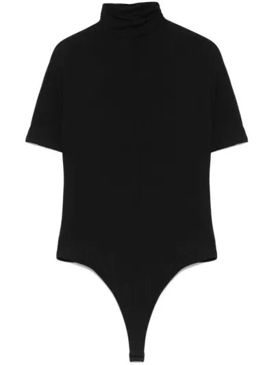 Wardrobe.nyc Short-sleeve Bodysuit In Black