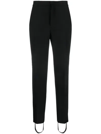 Wardrobe.nyc Slim-fit Stirrup Trousers In Black